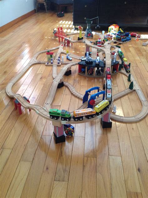 thomas wooden railway track|More.